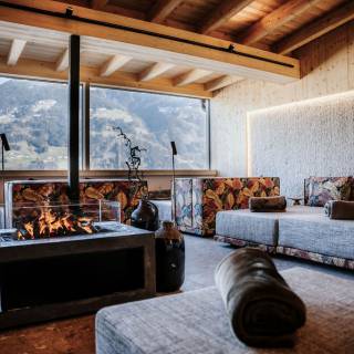 Wellness-Lounge-Bereich im Mia Alpina